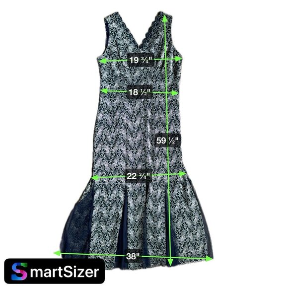 Vintage Y2k 90s Whimsigoth Fairy Maxi Dress Embroidered Plus 2X Sheer Mermaid - Picture 12 of 12